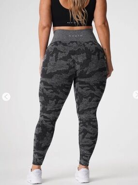 NVGTN Grey Camo Seamless Leggings